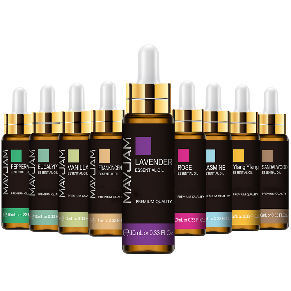 Home Fragrance Bergamot - 10 ミリリットルラベンダーユーカリ純粋なエッセンシャルオイルローズレモンジャスミンバニラミントサンダルウッドベルガモットティーツリーディフューザーアロマオイル