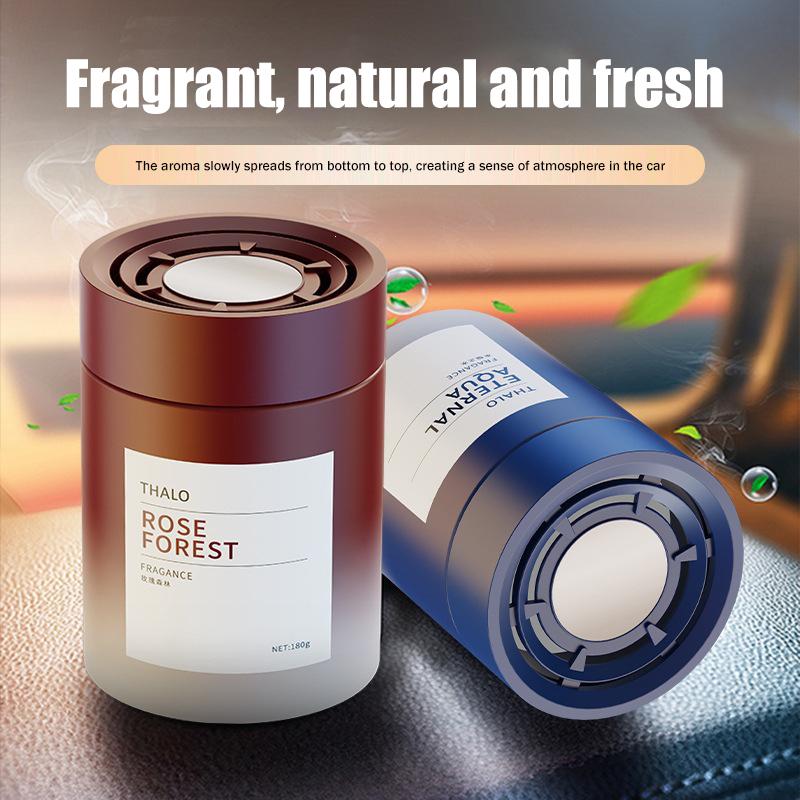 Gel Air Freshener - 固形ジェルカーエアフレッシュナー - 車、家庭、オフィス用の長持ちする香り、消臭剤