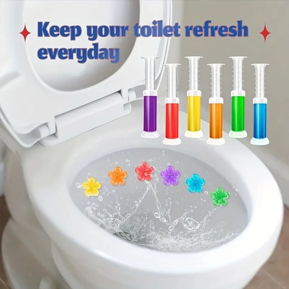 Gel Air Freshener - 2024年 アロマフラワー トイレクリーナー ジェル ニードル洗剤 トイレ洗浄剤