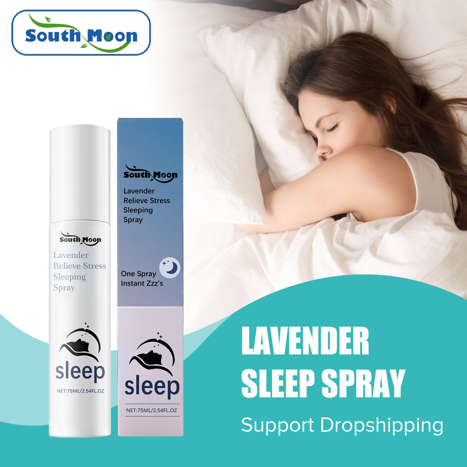 Lavender Pillow Spray - ラベンダー枕スプレー 深い眠りのために 不眠症を改善する 不安を和らげる 減圧を和らげる 精神を落ち着かせる