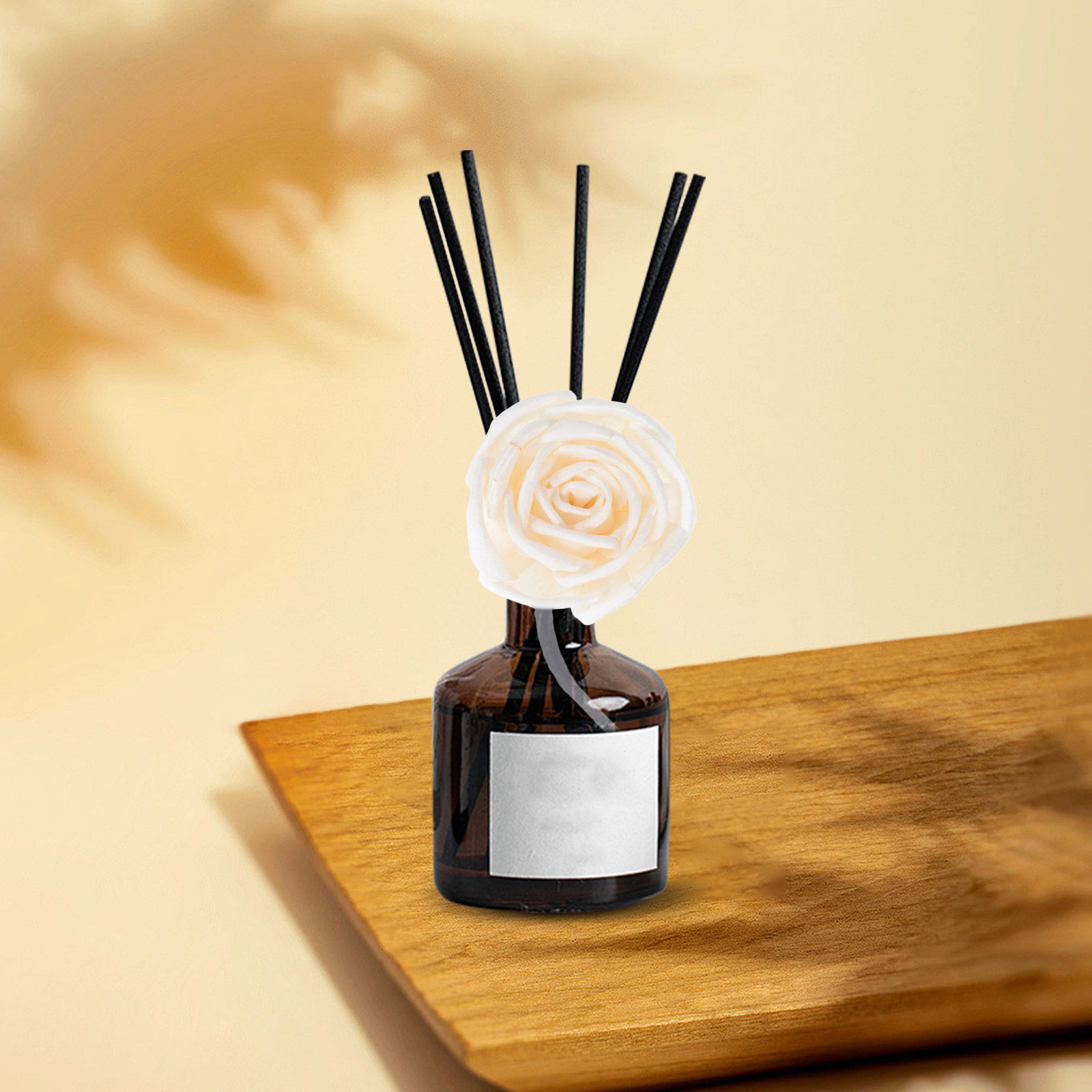 Home Fragrance Hotel - フレグランスディフューザー交換用リフィル 曲げられるコットンロープフラワー 小型オイルディフューザー 家庭 オフィス ホテル用フレグランスアクセサリー