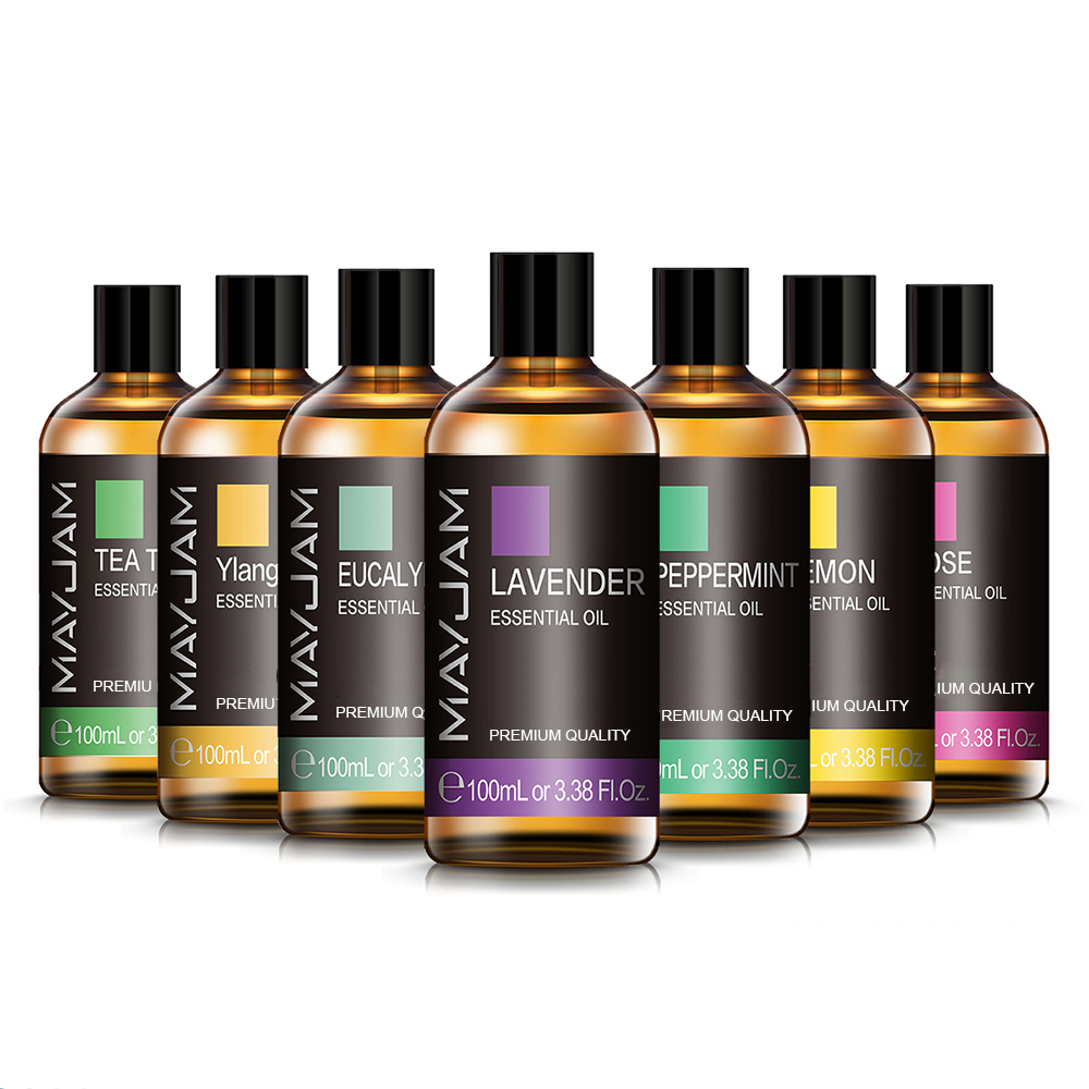 Home Fragrance Bergamot - 100 ミリリットルラベンダーエッセンシャルオイル純粋な天然エッセンシャルオイル睡眠を助けるリラックスディフューザーアロマオイルローズベルガモットイランイラン