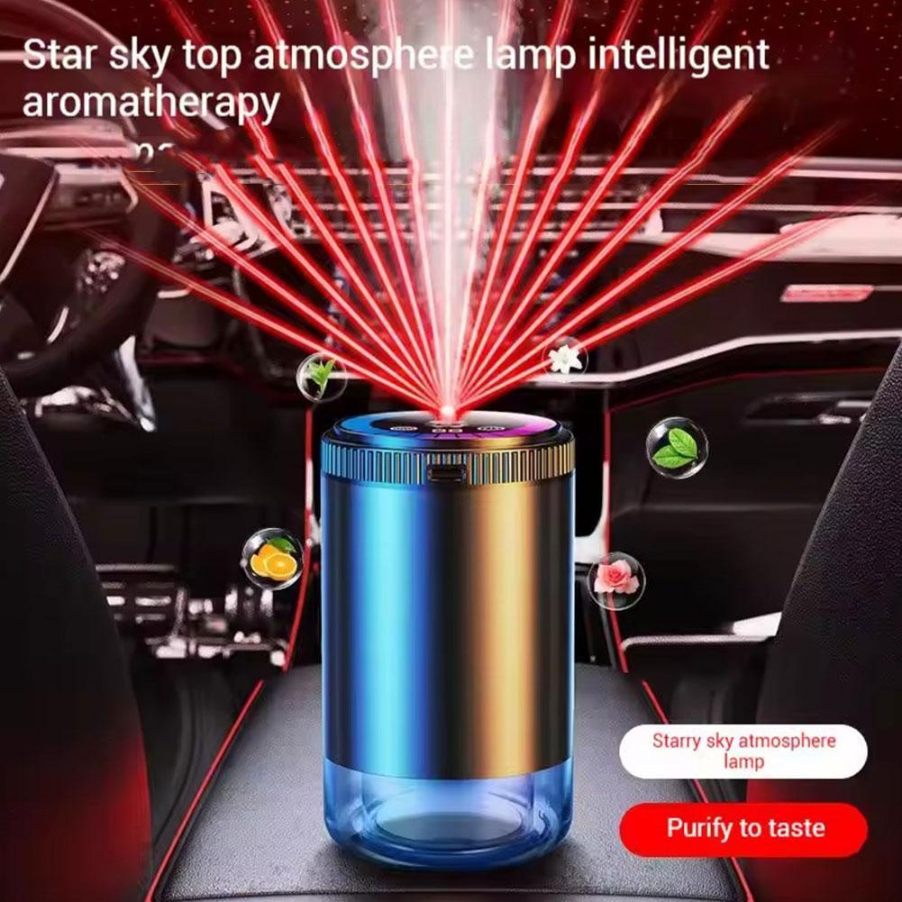星空トップカーアロマセラピーマシン充電式カーレベルインテリジ - Gel Air Freshener のレビューと価格