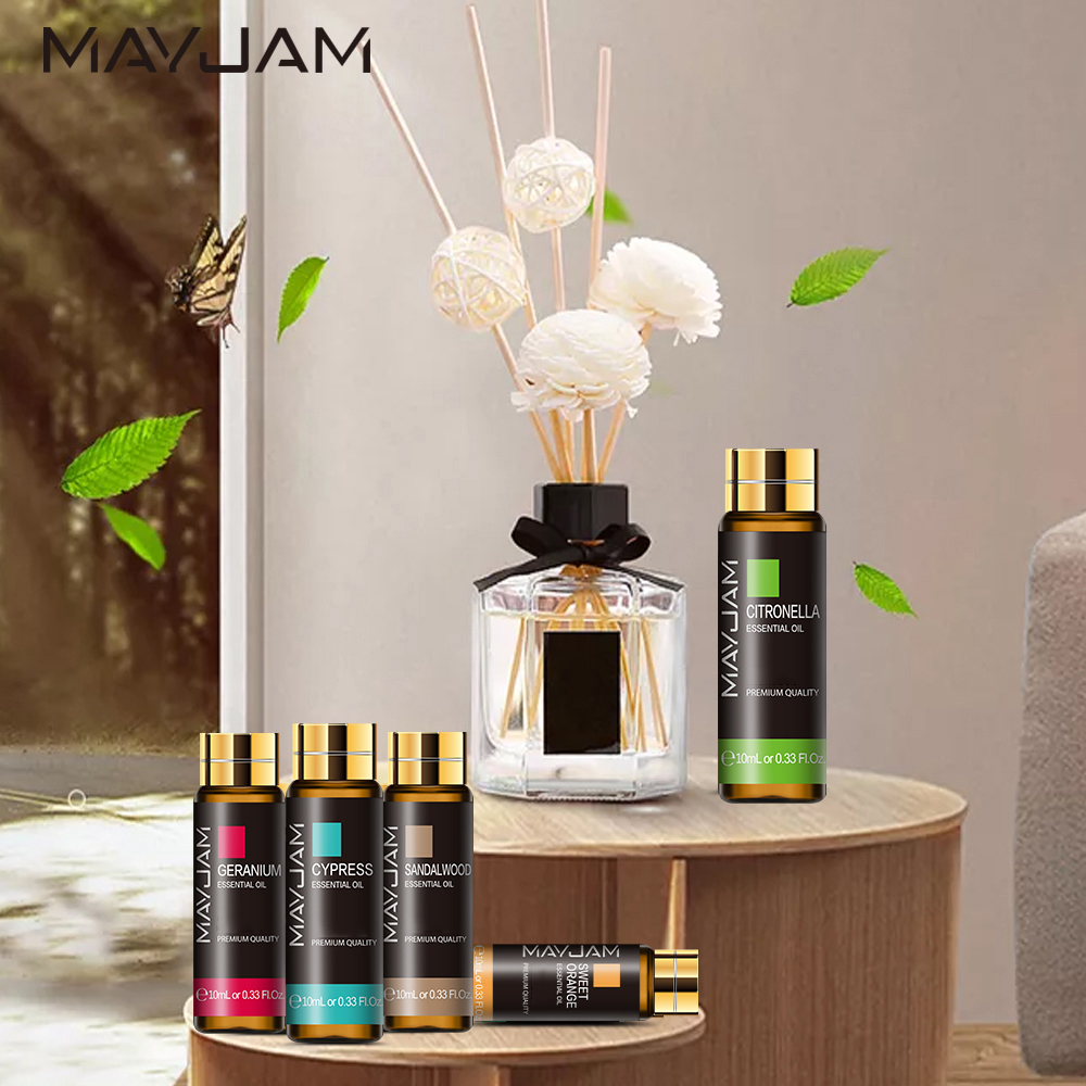 10 ミリリットルラベンダーユーカリ純粋なエッセンシャルオイ - Home Fragrance Bergamot のレビューと価格