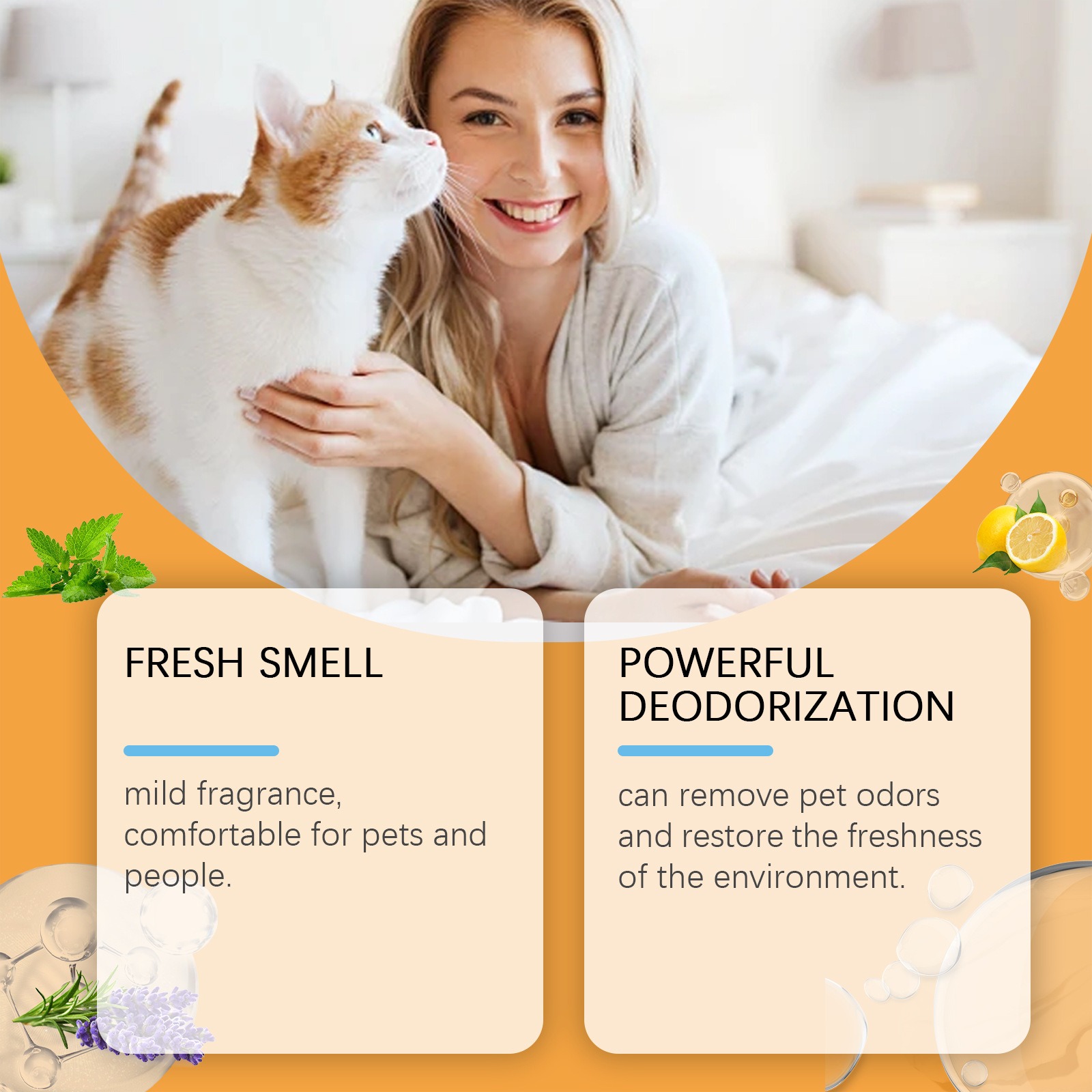 ペット用消臭ジェルビーズ100g、ペットの臭いを除去する芳香 - Gel Air Freshener のレビューと価格