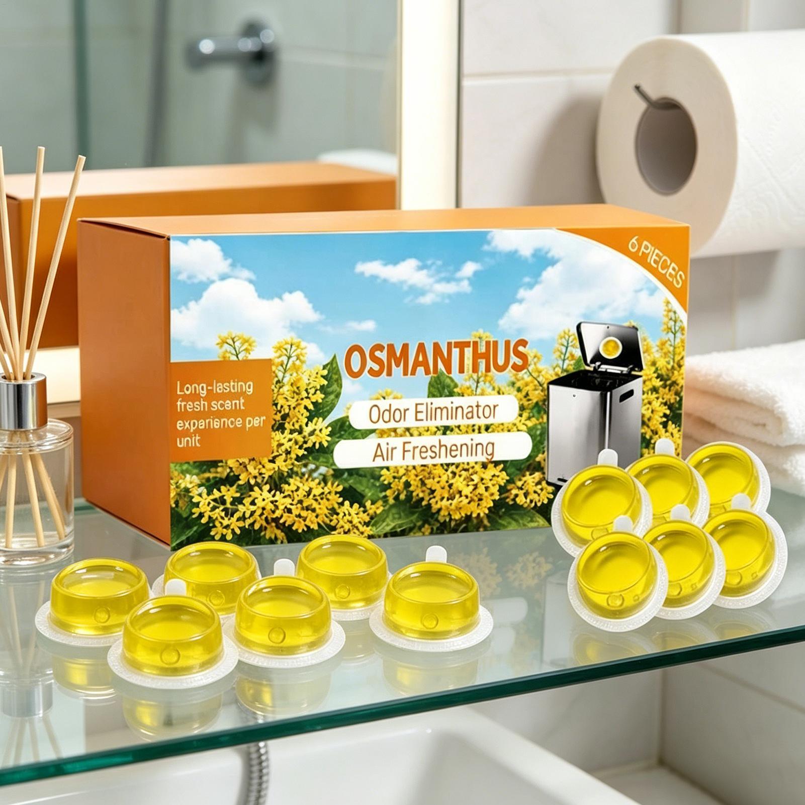 6個入り/箱 シトラスの香りのジェル芳香剤、長持ちする消臭剤 - Gel Air Freshener のレビューと価格