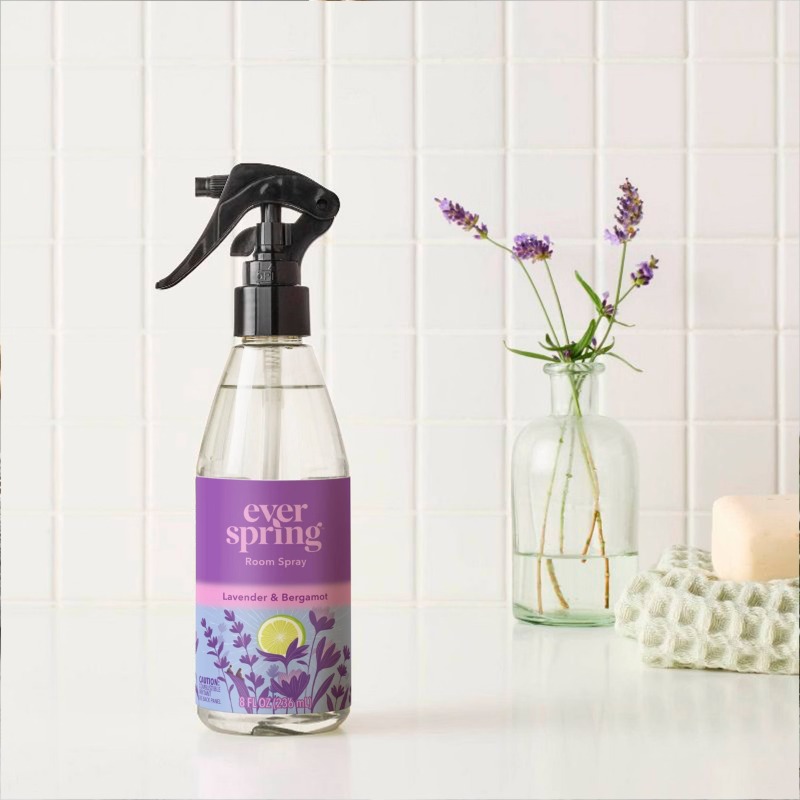 ラベンダー＆ベルガモットの香りのルームスプレー、8液量オンス - Home Fragrance Bergamot のレビューと価格