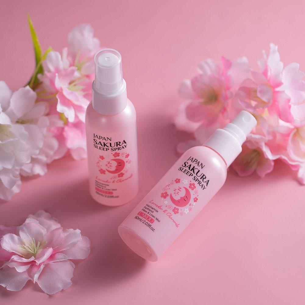 LAIKOU 日本桜睡眠枕スプレー、ラベンダー鎮静ミスト保湿 - Lavender Pillow Spray のレビューと価格