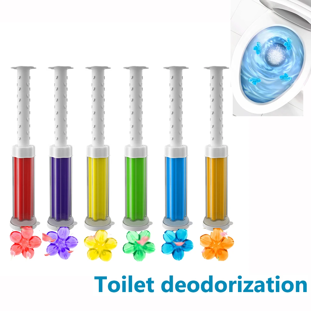 5 ピース/セット花芳香トイレクリーナーゲル消臭芳香剤針洗剤 - Gel Air Freshener のレビューと価格