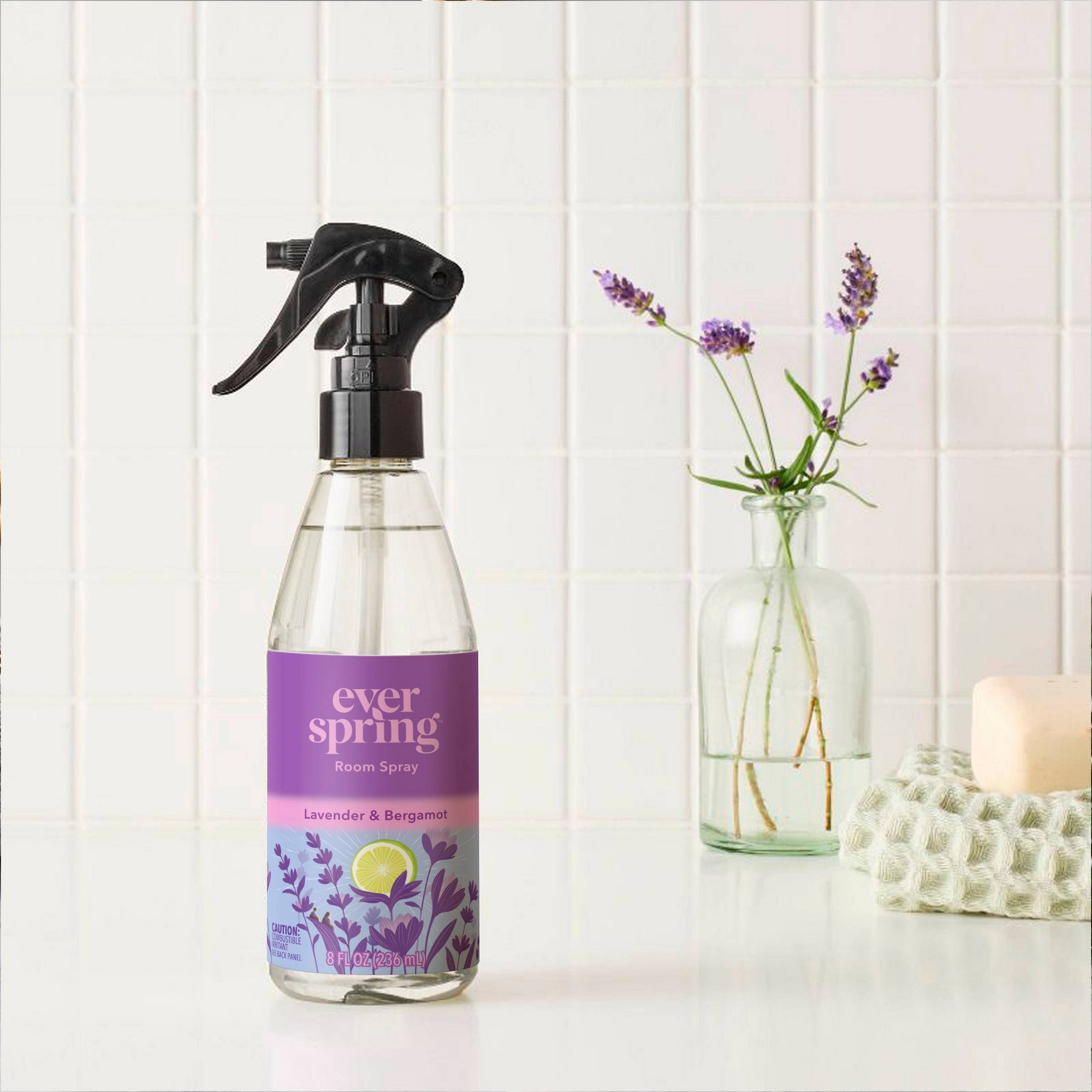 ラベンダーベルガモットルームスプレー、植物由来の香りで、ご家 - Home Fragrance Bergamot のレビューと価格