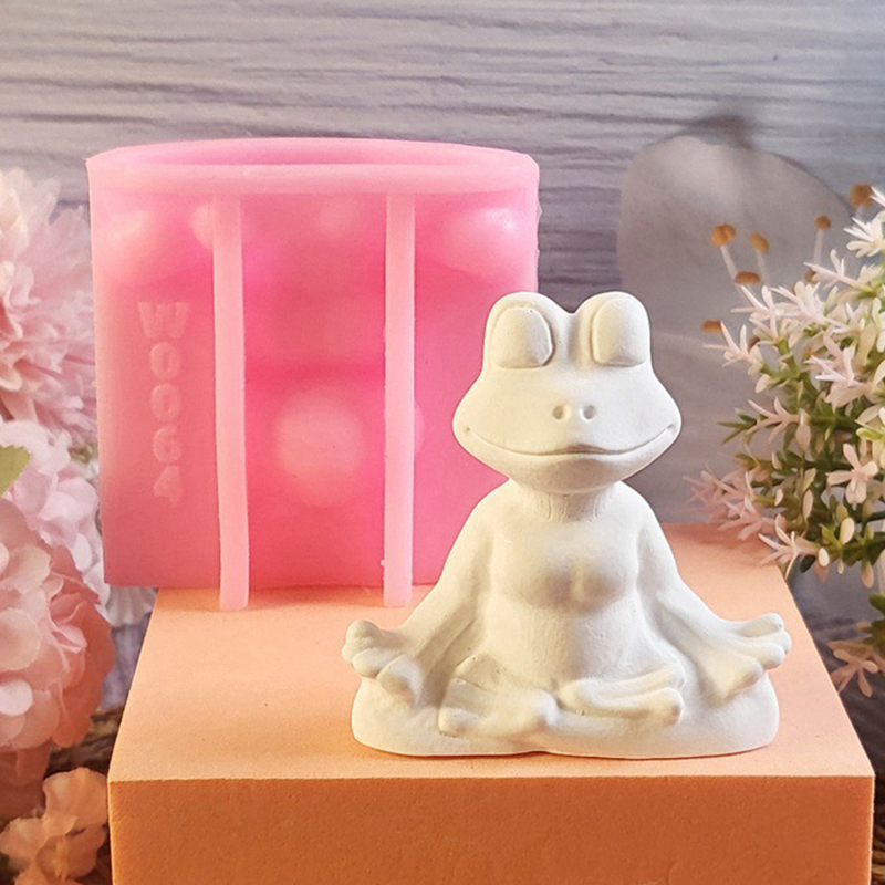 1個入り、ヨガカエル型フレグランスキャンドルシリコンモールド - Gel Air Freshener のレビューと価格