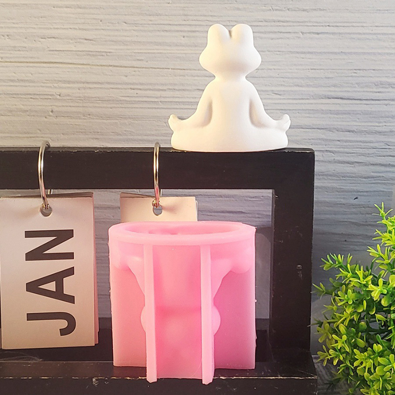 1個入り、ヨガカエル型フレグランスキャンドルシリコンモールド - Gel Air Freshener のレビューと価格