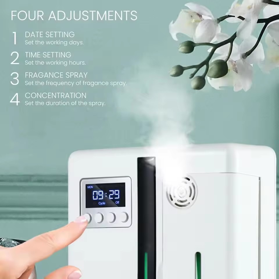 水を使わない香りディフューザー Bluetoothアプリ制御 - Home Fragrance Hotel のレビューと価格